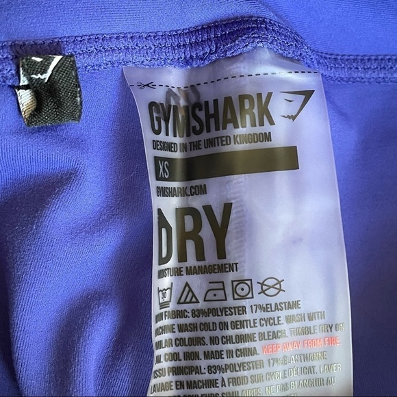 Gymshark Dreamy Cropped Leggings Blue Indigo XS - Picture 4 of 5